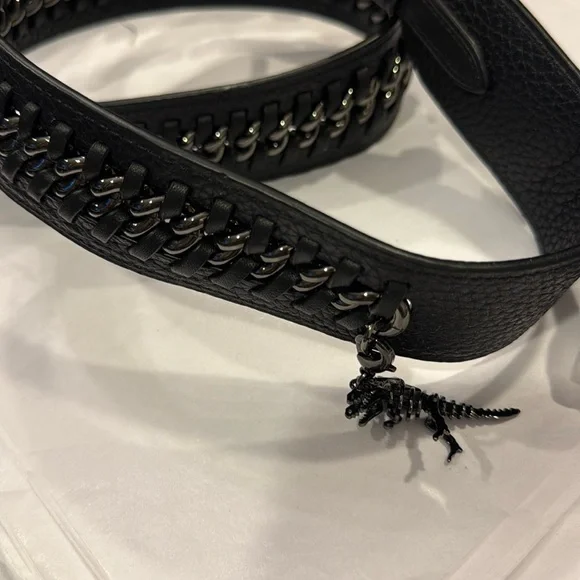 RARE Coach Rexy Leather Chain Strap Charm Replacement Novelty 87322 & bag 50715 - Picture 1 of 13